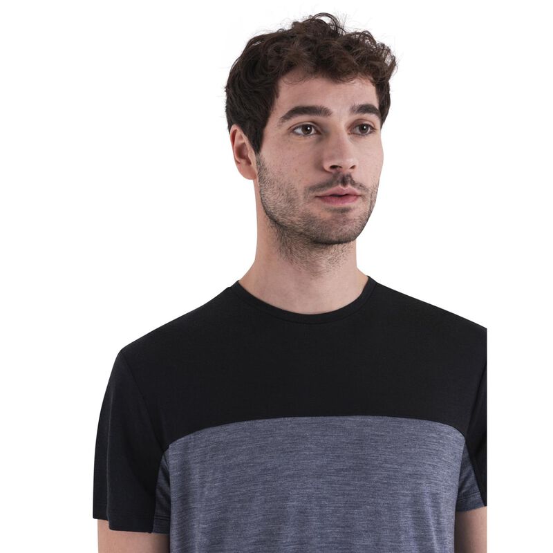 Icebreaker Mens Merino 125 Cool-Lite Sphere III SS Tee Colour Block image number 12